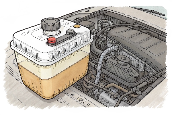 Brake fluid reservoir